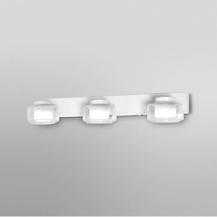 Ledvance - LED Zidna lampa za kupatilo ORBIS FLAME 3xLED/5,5W/230V 3000/4000K IP44 bela