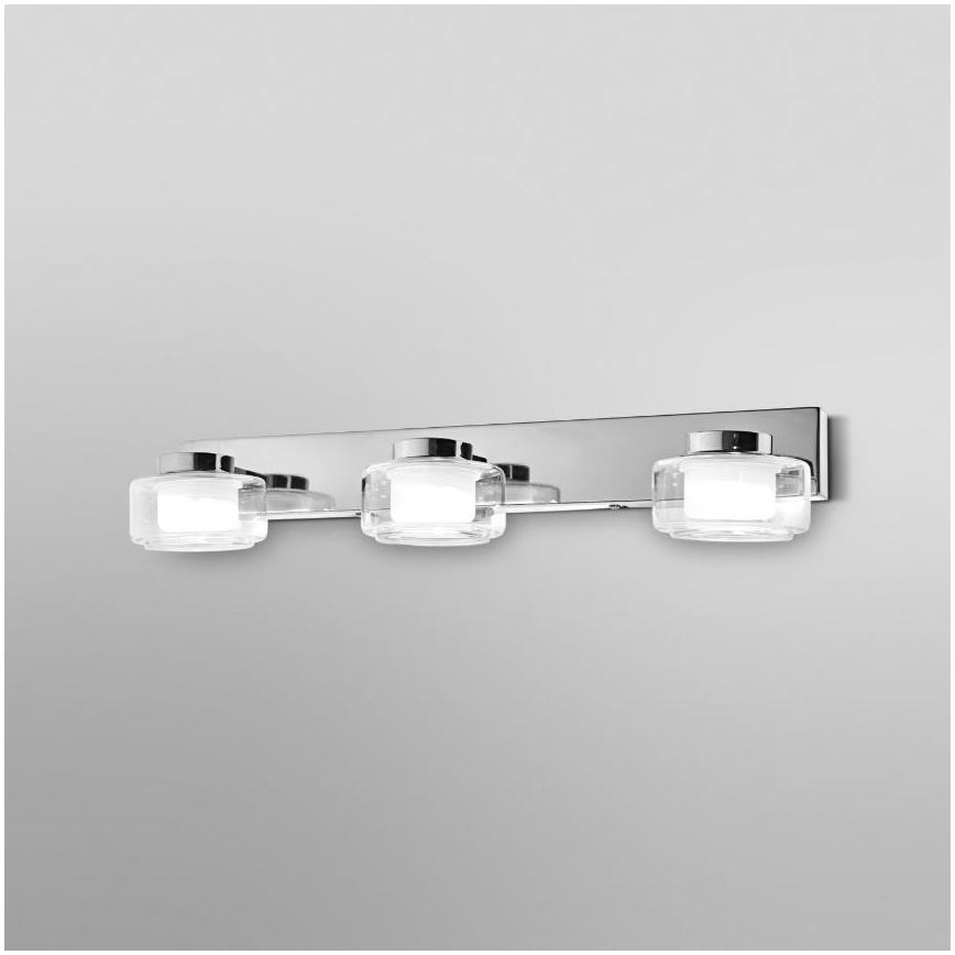 Ledvance - LED Zidna lampa za kupatilo ORBIS FLAME 3xLED/5,5W/230V 3000/4000K IP44 krom