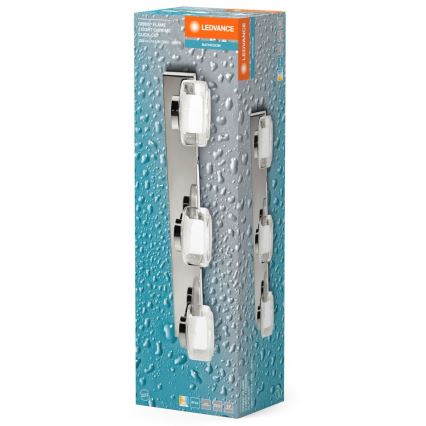 Ledvance - LED Zidna lampa za kupatilo ORBIS FLAME 3xLED/5,5W/230V 3000/4000K IP44 krom