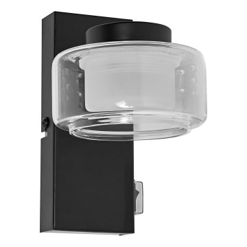 Ledvance - LED Zidna lampa za kupatilo ORBIS FLAME LED/5,5W/230V 3000/4000K IP44 crno