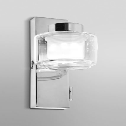 Ledvance - LED Zidna lampa za kupatilo ORBIS FLAME LED/5,5W/230V 3000/4000K IP44 krom