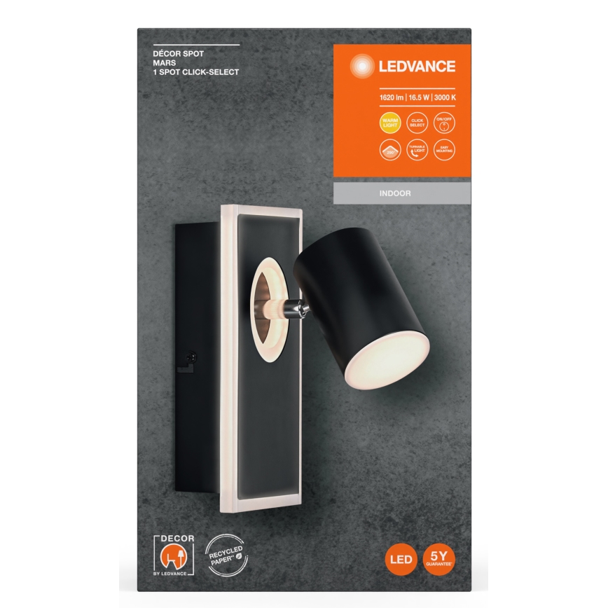 Ledvance - LED Zidna reflektorska lampa DECOR MARS LED/16,5W/230V