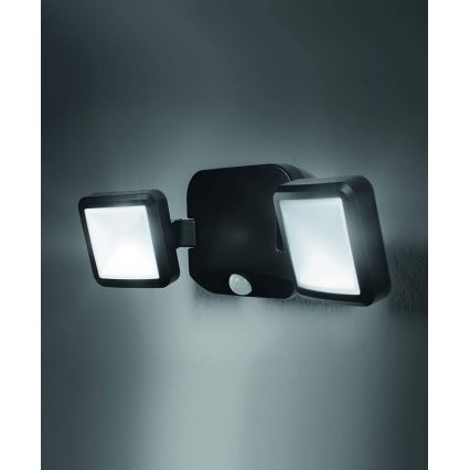 Ledvance - LED Zidno spoljašnje osvetljenje sa senzorom BATTERY 2xLED/10W/4xD IP54