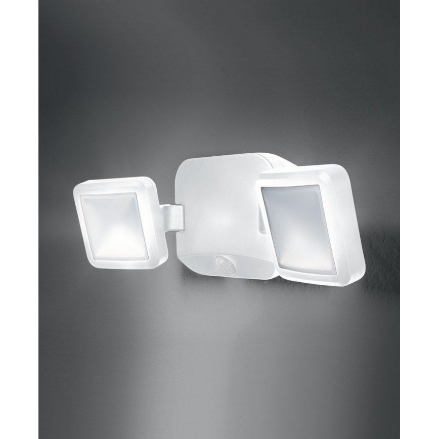 Ledvance - LED Zidno spoljašnje osvetljenje sa senzorom BATTERY 2xLED/10W/4xD IP54