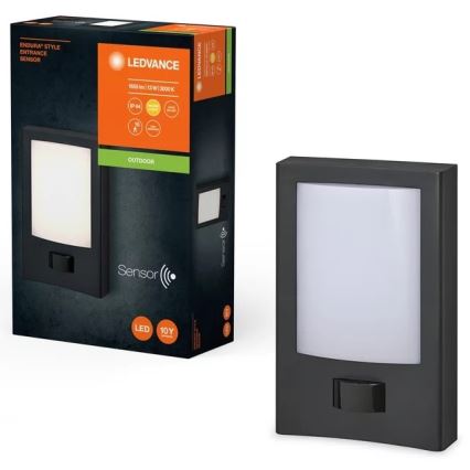 Ledvance - LED Zidno spoljašnje osvetljenje sa senzorom ENDURA STYLE LED/13W/230V IP44