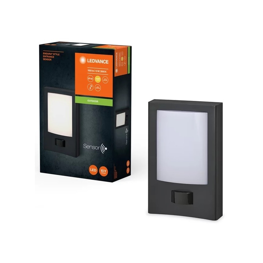 Ledvance - LED Zidno spoljašnje osvetljenje sa senzorom ENDURA STYLE LED/13W/230V IP44