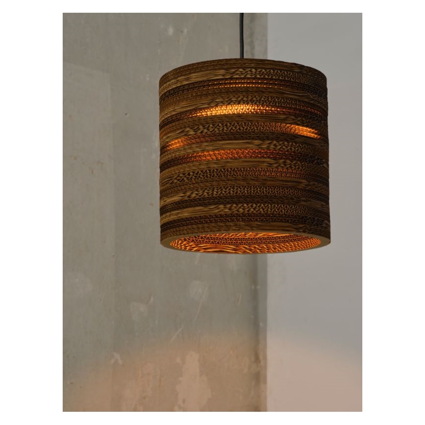 Ledvance - Luster na sajli DECOR CARDBOARD 1xE27/15W/230V pr. 25 cm