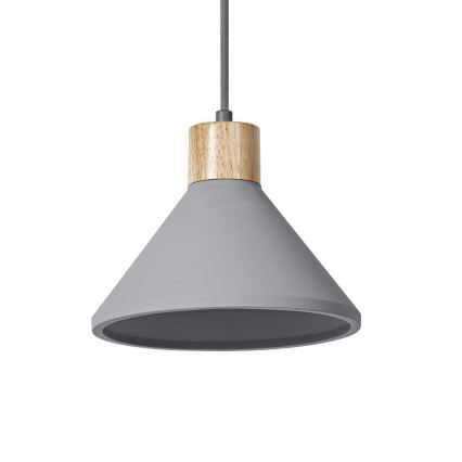 Ledvance - Luster na sajli DECOR CONCRETE 1xE27/15W/230V pr. 22 cm beton sivo