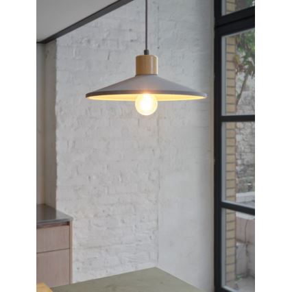 Ledvance - Luster na sajli DECOR CONCRETE 1xE27/15W/230V pr. 32 cm beton sivo