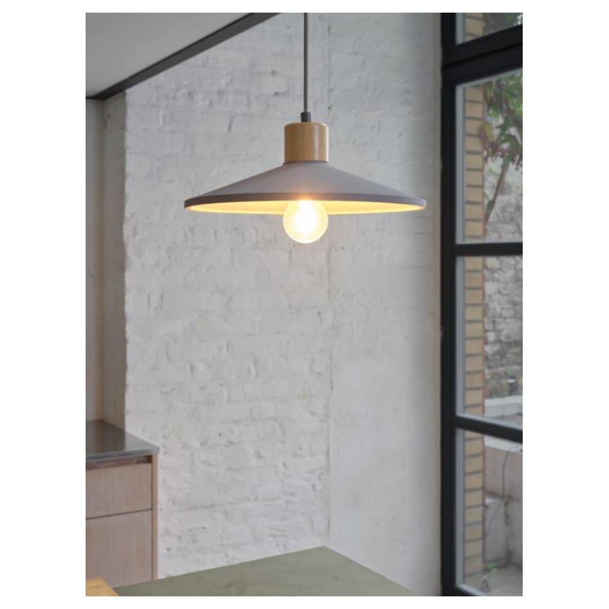 Ledvance - Luster na sajli DECOR CONCRETE 1xE27/15W/230V pr. 32 cm beton sivo