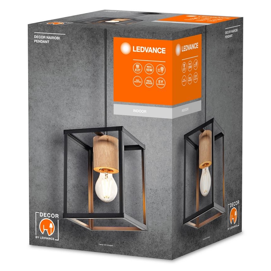 Ledvance - Luster na sajli DECOR NAIROBI 1xE27/15W/230V fikus elastika
