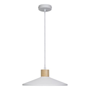 Ledvance - Luster na sajli DECOR PLASTER 1xE27/25W/230V pr. 32 cm gips bela