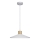 Ledvance - Luster na sajli DECOR PLASTER 1xE27/25W/230V pr. 32 cm gips bela