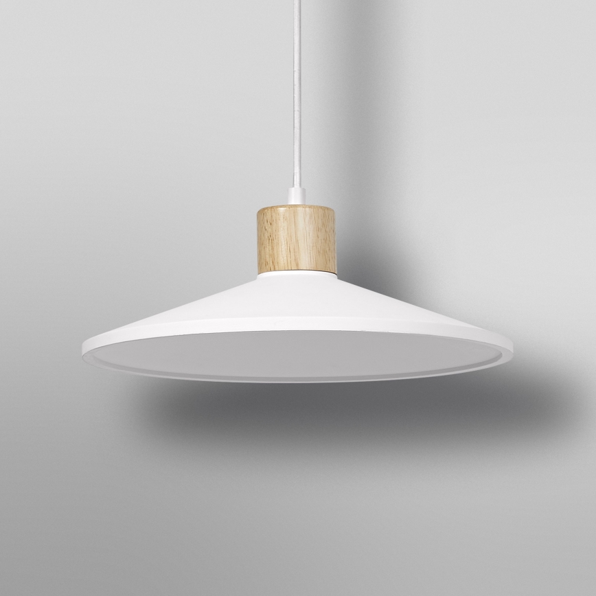 Ledvance - Luster na sajli DECOR PLASTER 1xE27/25W/230V pr. 32 cm gips bela