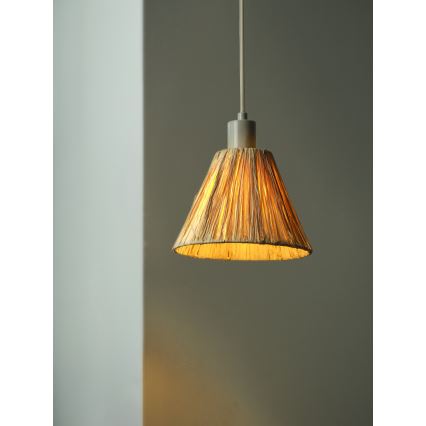 Ledvance - Luster na sajli DECOR RAFFIA 1xE27/15W/230V rafija
