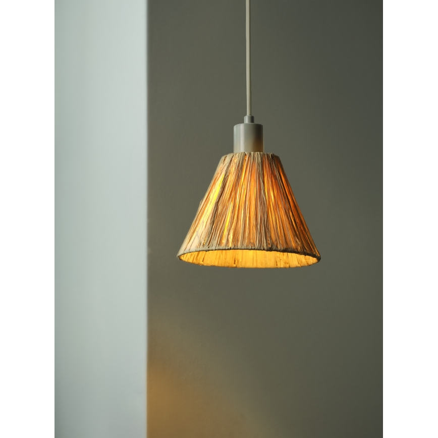 Ledvance - Luster na sajli DECOR RAFFIA 1xE27/15W/230V rafija