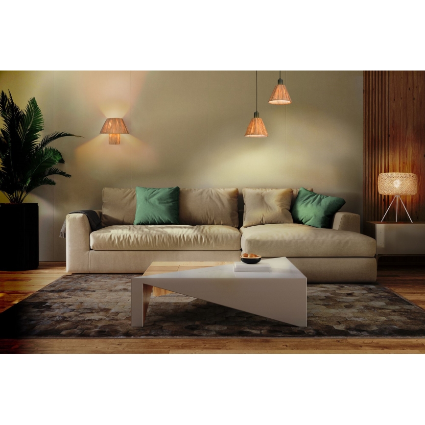 Ledvance - Luster na sajli DECOR RAFFIA 1xE27/15W/230V rafija