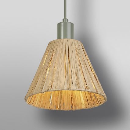 Ledvance - Luster na sajli DECOR RAFFIA 1xE27/15W/230V rafija