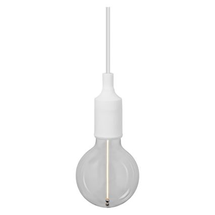 Ledvance - Luster na sajli PENDULUM BELL 1xE27/15W/230V bela