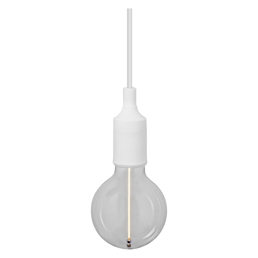 Ledvance - Luster na sajli PENDULUM BELL 1xE27/15W/230V bela