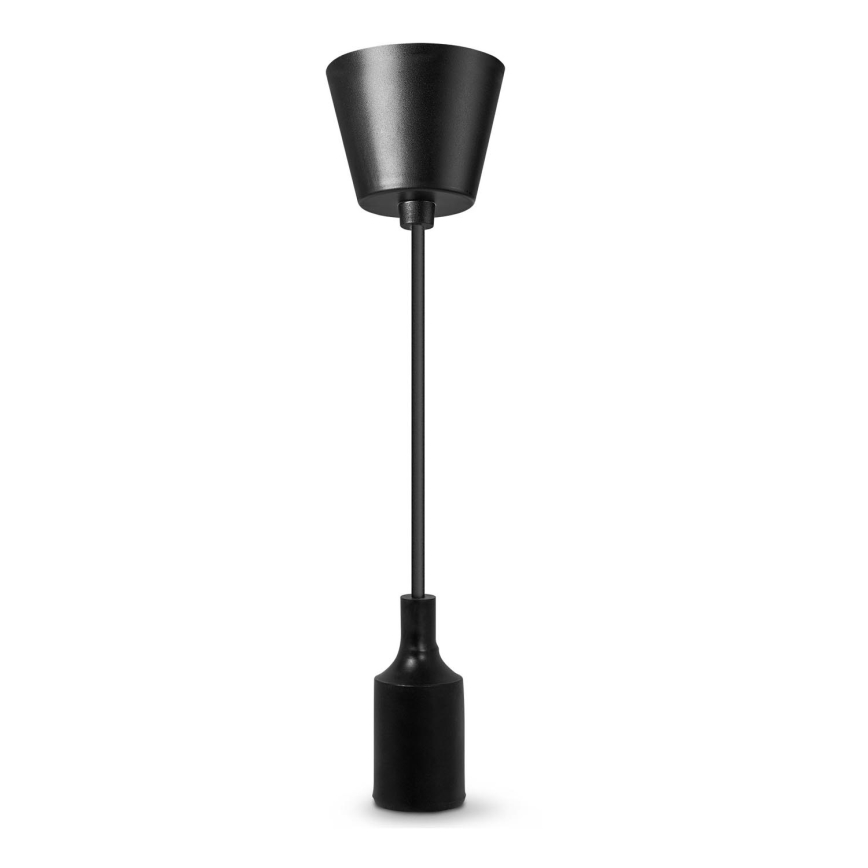 Ledvance - Luster na sajli PENDULUM BELL 1xE27/15W/230V crno