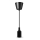 Ledvance - Luster na sajli PENDULUM BELL 1xE27/15W/230V crno