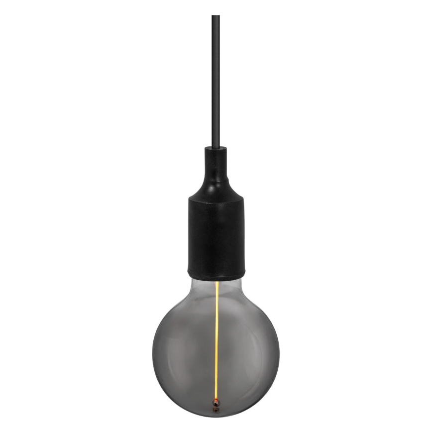 Ledvance - Luster na sajli PENDULUM BELL 1xE27/15W/230V crno