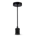 Ledvance - Luster na sajli PENDULUM ROBBIN 1xE27/15W/230V crno