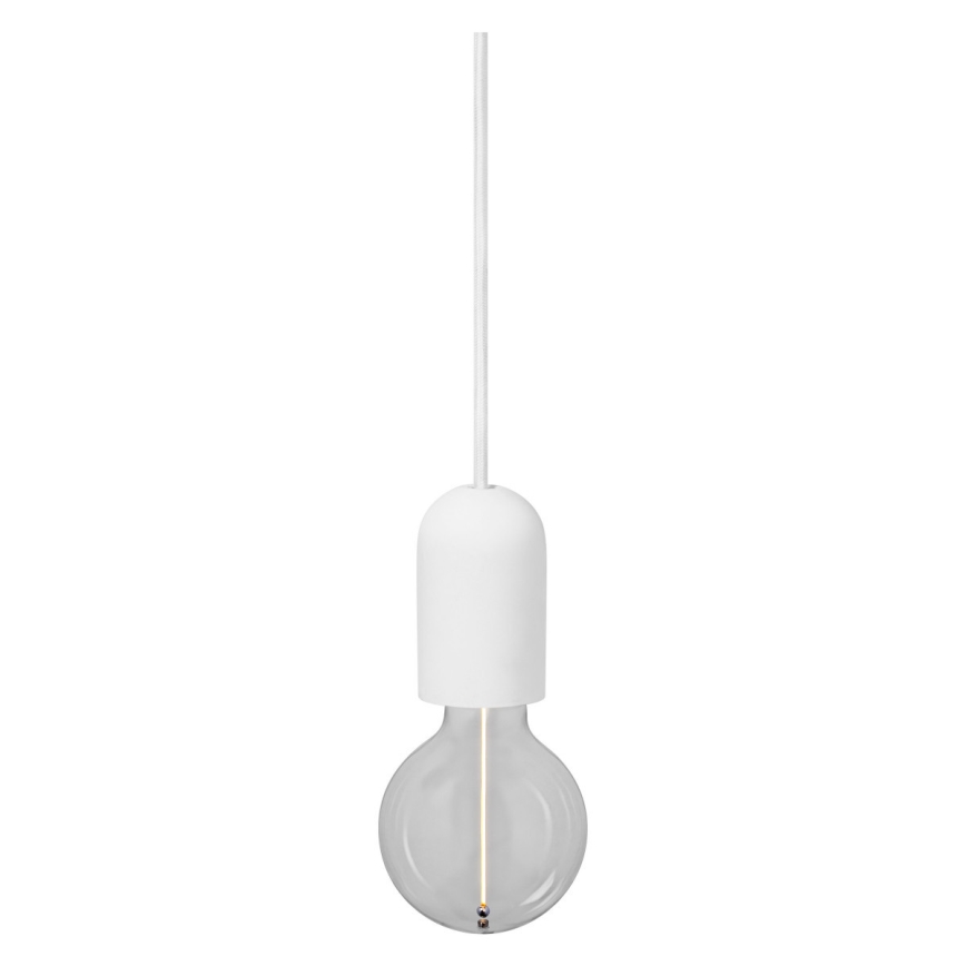 Ledvance - Luster na sajli PENDULUM ROUND 1xE27/15W/230V bela