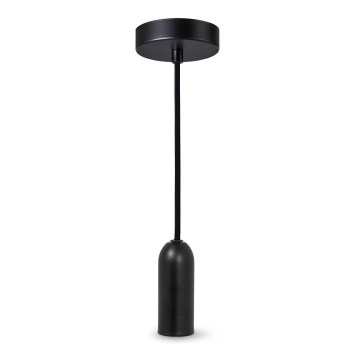 Ledvance - Luster na sajli PENDULUM ROUND 1xE27/15W/230V crno