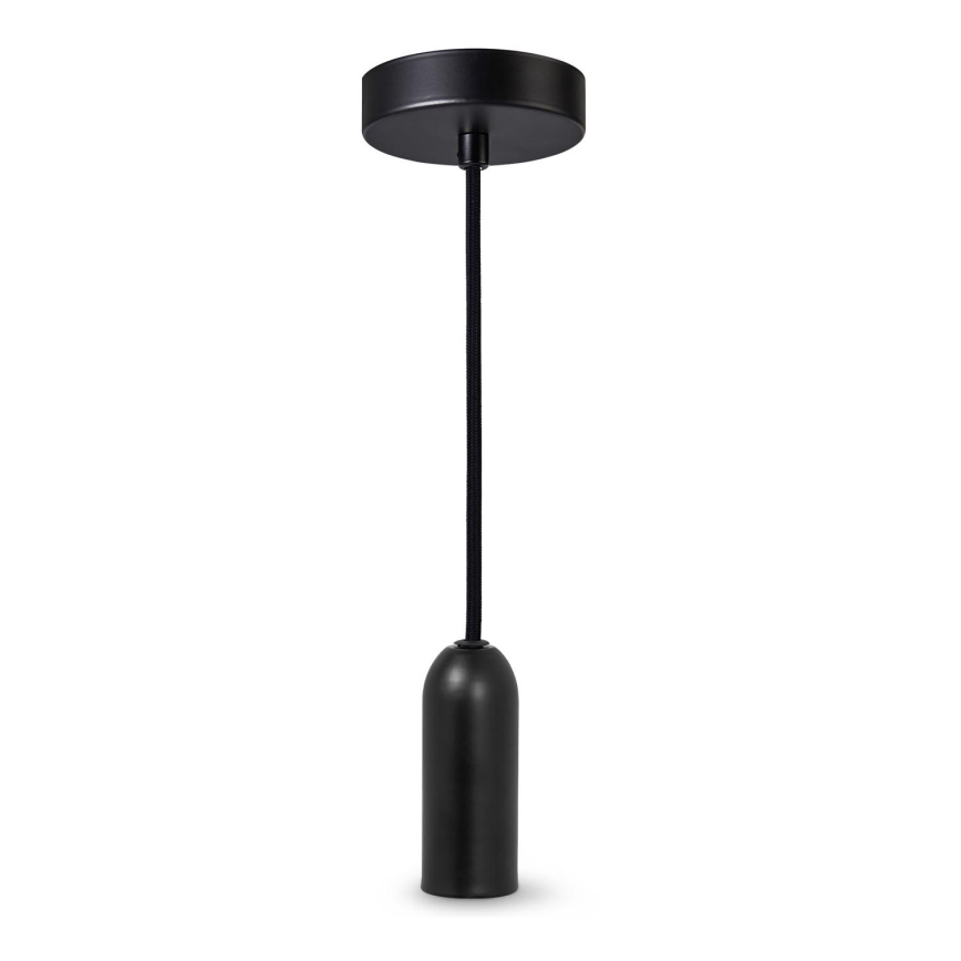 Ledvance - Luster na sajli PENDULUM ROUND 1xE27/15W/230V crno