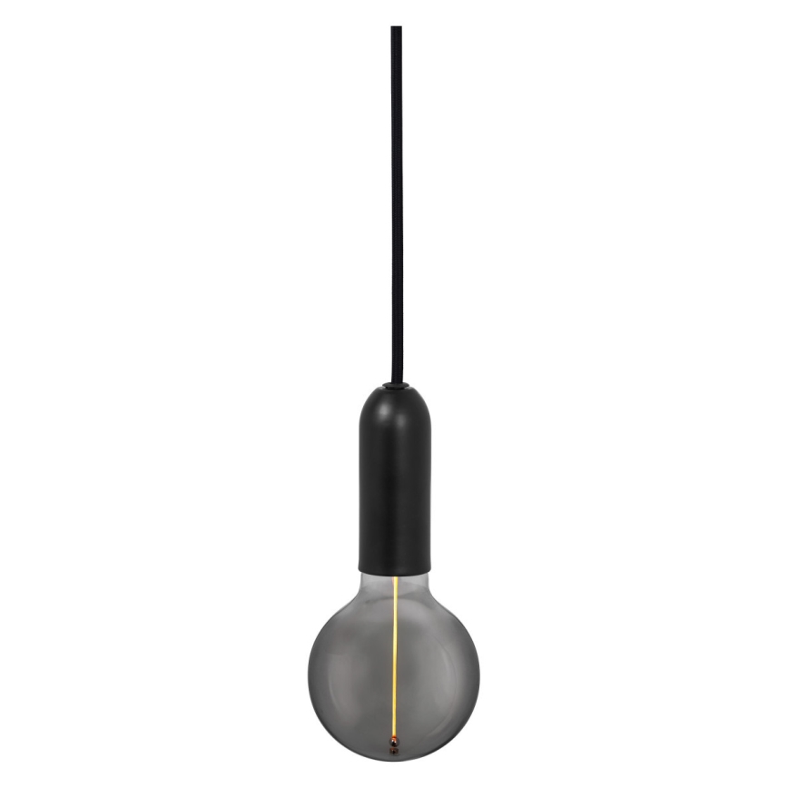 Ledvance - Luster na sajli PENDULUM ROUND 1xE27/15W/230V crno