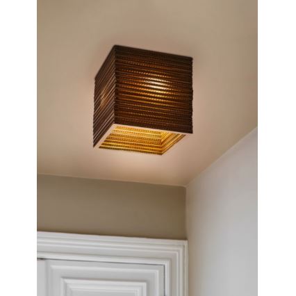 Ledvance - Plafonjera DECOR CARDBOARD 1xE27/15W/230V 25x25 cm
