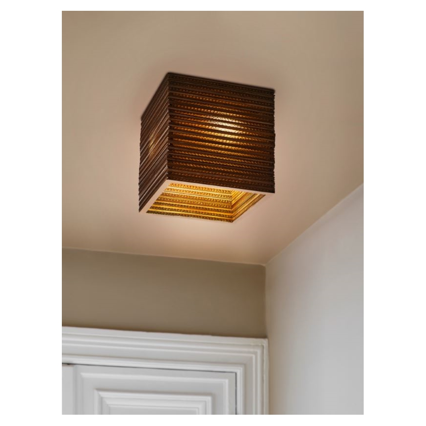 Ledvance - Plafonjera DECOR CARDBOARD 1xE27/15W/230V 25x25 cm