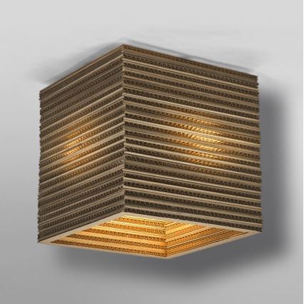 Ledvance - Plafonjera DECOR CARDBOARD 1xE27/15W/230V 25x25 cm