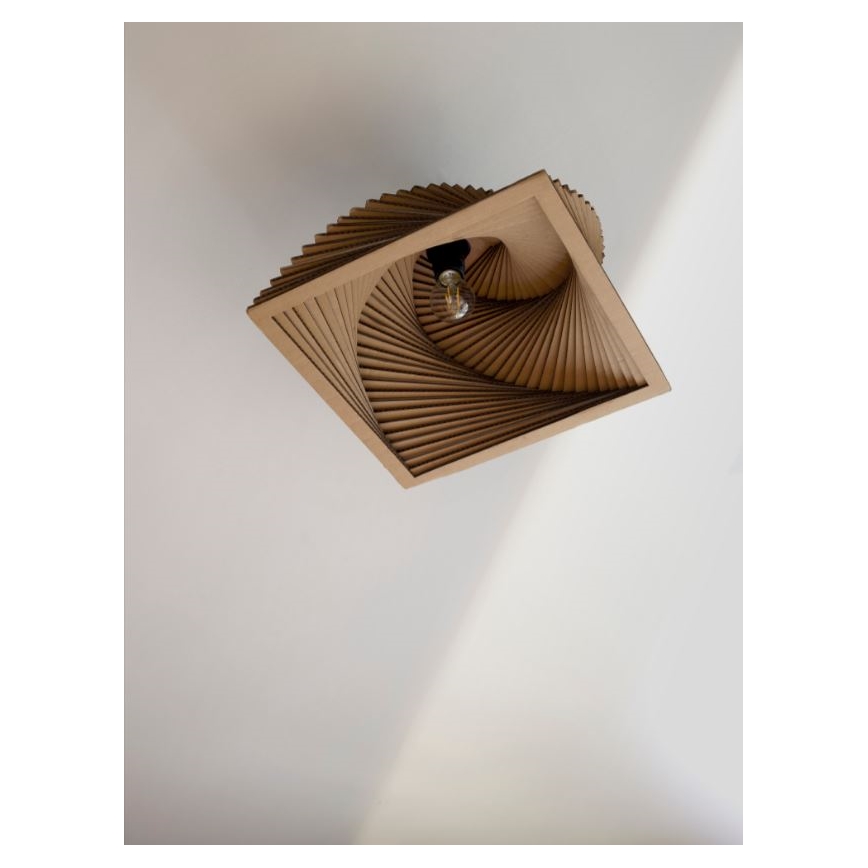 Ledvance - Plafonjera DECOR CARDBOARD 1xE27/15W/230V 40x40 cm
