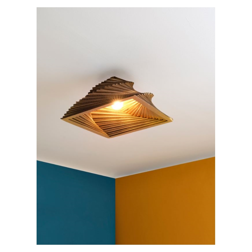 Ledvance - Plafonjera DECOR CARDBOARD 1xE27/15W/230V 40x40 cm