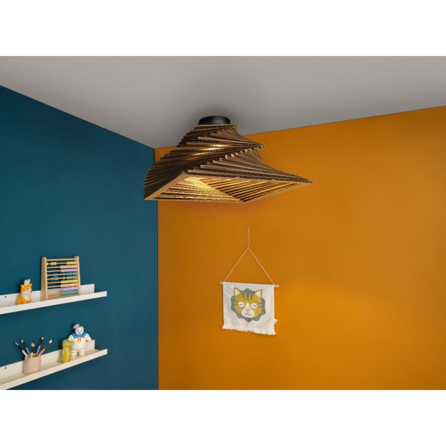 Ledvance - Plafonjera DECOR CARDBOARD 1xE27/15W/230V 40x40 cm