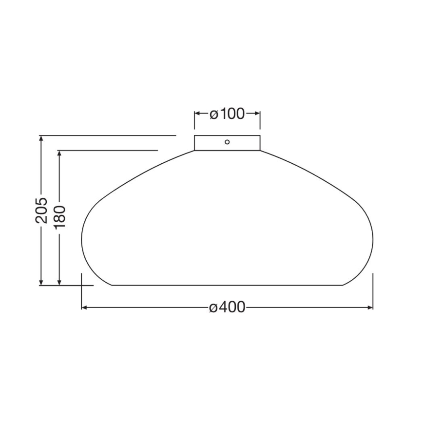 Ledvance - Plafonjera DECOR CARDBOARD 1xE27/15W/230V pr. 40 cm