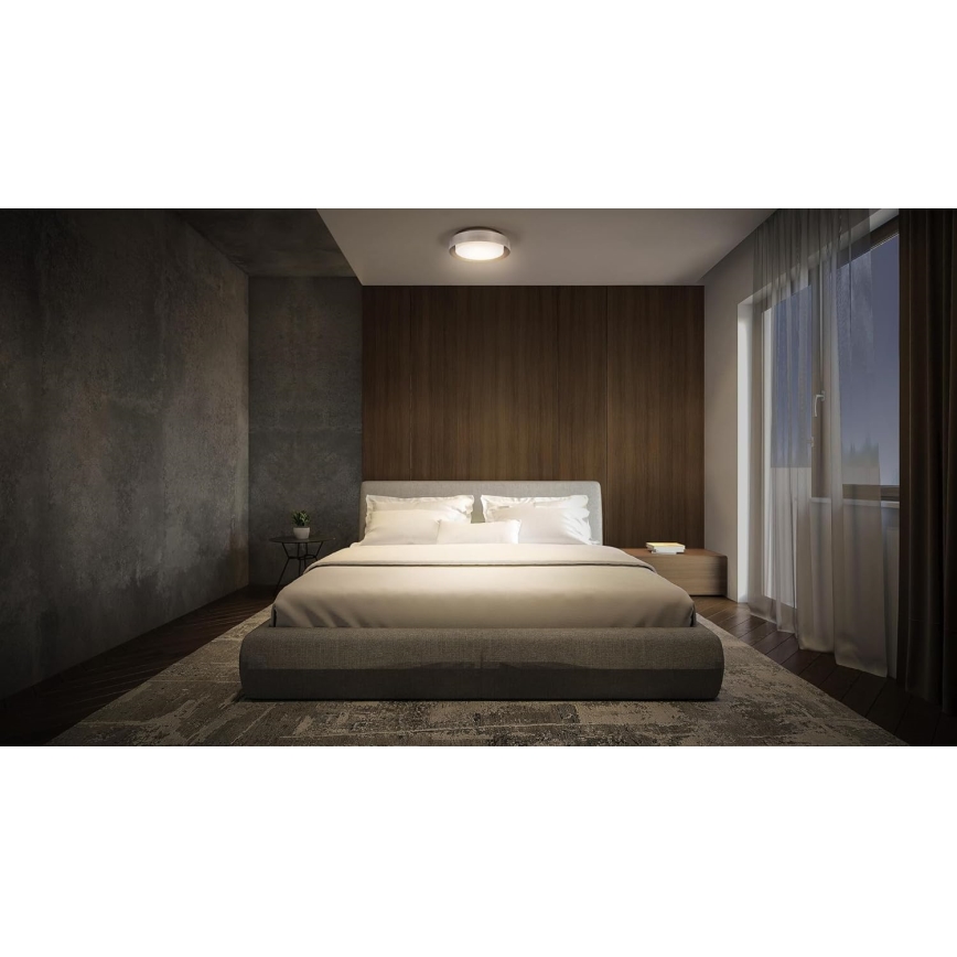 Ledvance - Plafonjera ORBIS MADRID 2xE27/10W/230V mat krom
