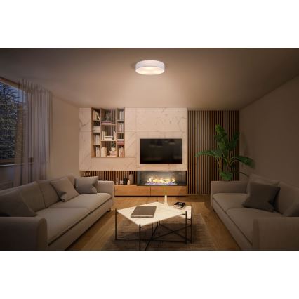 Ledvance - Plafonjera ORBIS PARIS 1xE27/25W/230V bela