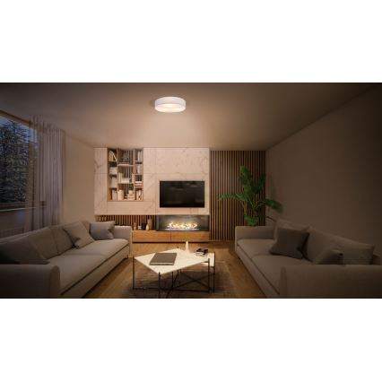 Ledvance - Plafonjera ORBIS PARIS 2xE27/25W/230V bela