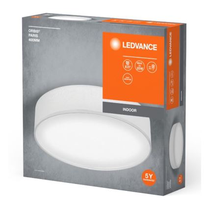 Ledvance - Plafonjera ORBIS PARIS 2xE27/25W/230V bela