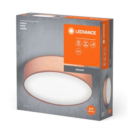 Ledvance - Plafonjera ORBIS PARIS 2xE27/25W/230V braon