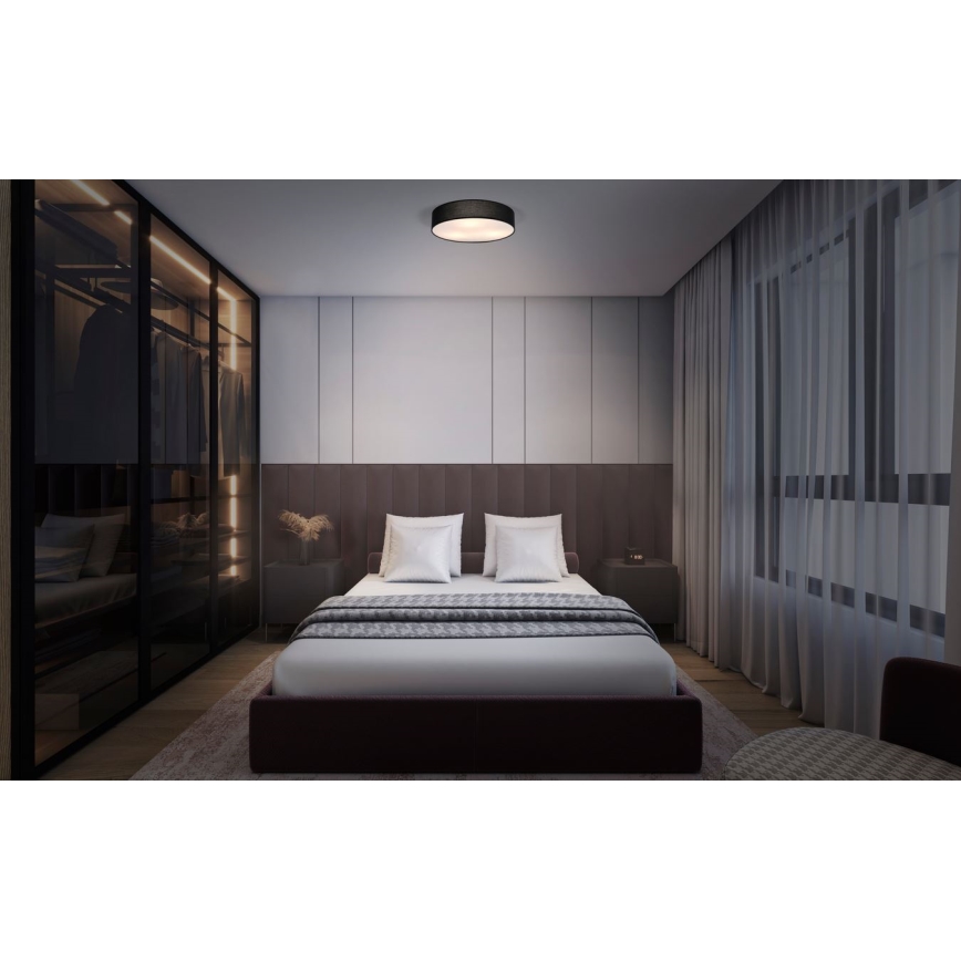 Ledvance - Plafonjera ORBIS PARIS 3xE27/25W/230V crno