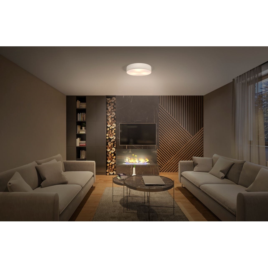 Ledvance - Plafonjera ORBIS PARIS 3xE27/25W/230V kremasta