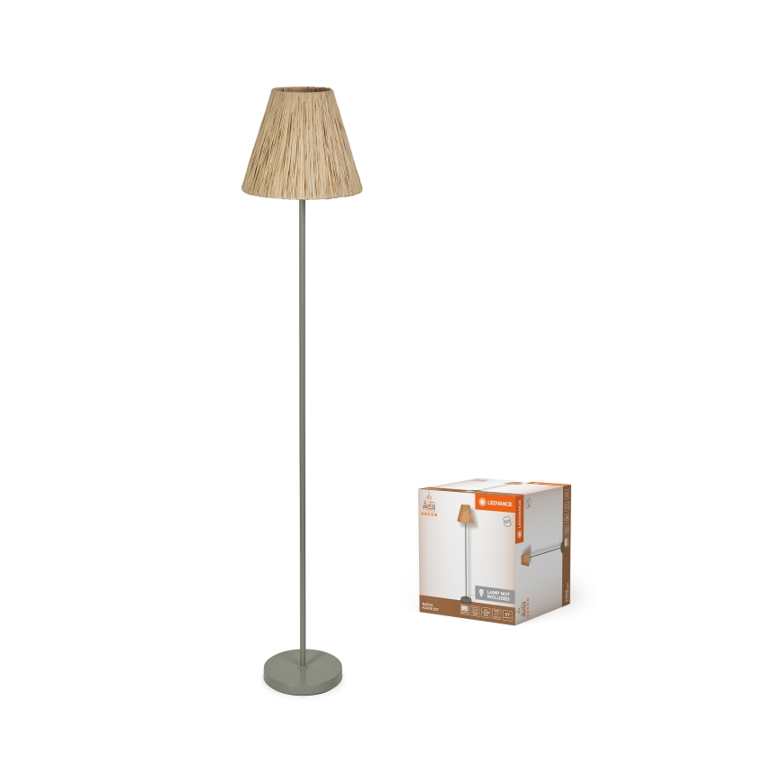 Ledvance - Podna lampa DECOR RAFFIA 1xE27/15W/230V rafija