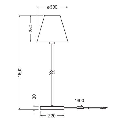 Ledvance - Podna lampa DECOR RAFFIA 1xE27/15W/230V rafija