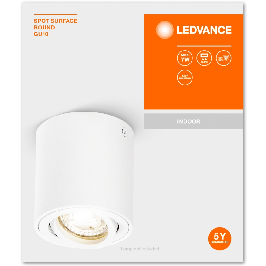 Ledvance - Reflektorska lampa SPOT 1xGU10/7W/230V bela