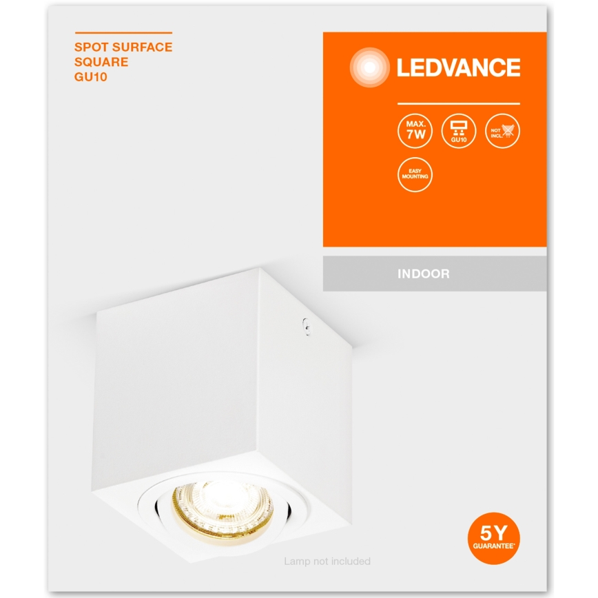 Ledvance - Reflektorska lampa SPOT 1xGU10/7W/230V bela
